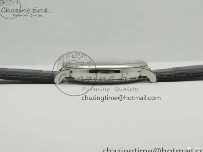 MIROTIME 0210 Durable Portofino Automatic SS MKF 1:1 Best Edition Black Dial On Black Leather Strap MIYOTA 9015 V 7202